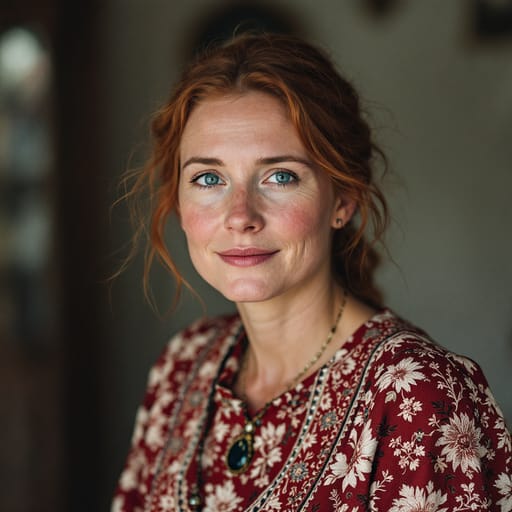 Danes, rendered by FLUX 1.1 Pro from the shared prompt, AI-generated adult subject