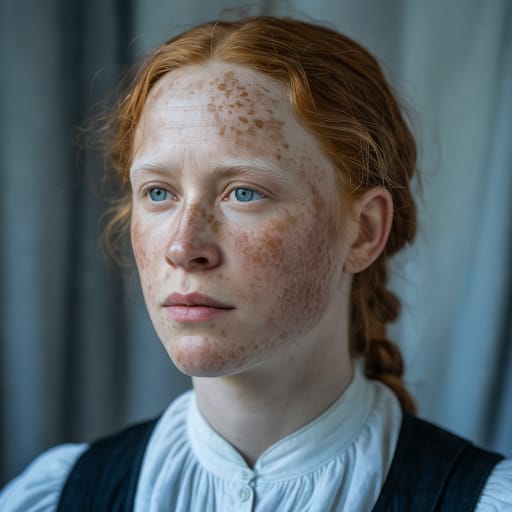 Danes, rendered by Ideogram 3.0 Turbo from the shared prompt, AI-generated adult subject