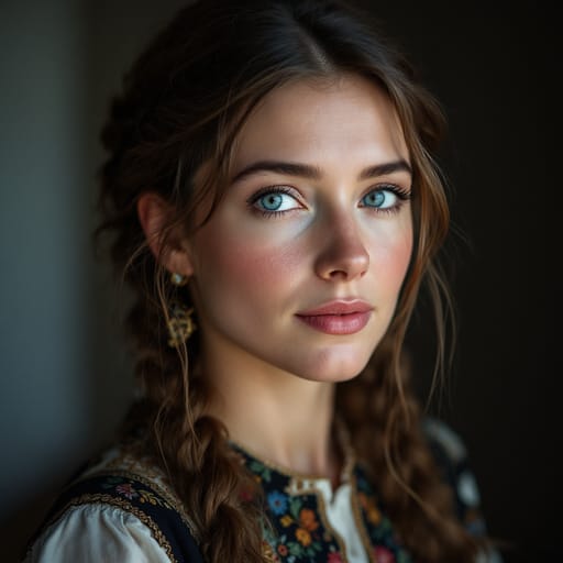 Estonians, rendered by FLUX 1.1 Pro from the shared prompt, AI-generated adult subject