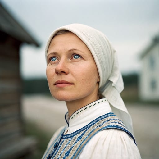 Estonians, rendered by Recraft V3 from the shared prompt, AI-generated adult subject