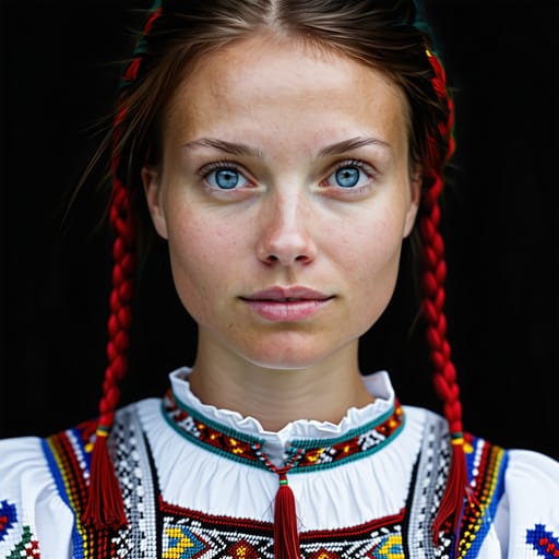Estonians, rendered by Stable Diffusion 3.5 Large from the shared prompt, AI-generated adult subject