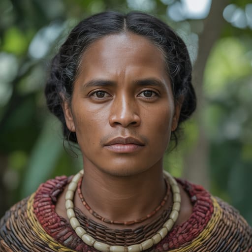 Fijians, rendered by Ideogram 3.0 Turbo from the shared prompt, AI-generated adult subject