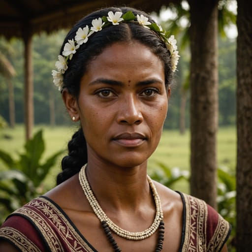 Fijians, rendered by Stable Image Core from the shared prompt, AI-generated adult subject