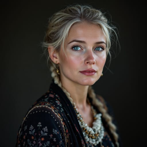 Finns, rendered by FLUX 1.1 Pro from the shared prompt, AI-generated adult subject