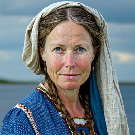 Frisians, rendered by Stable Diffusion 3.5 Large from the shared prompt, AI-generated adult subject
