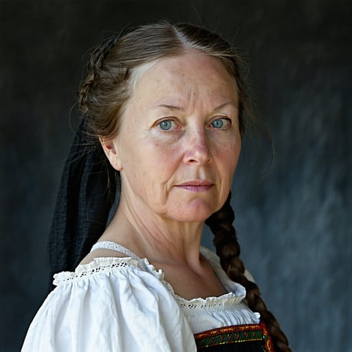 Frisians, rendered by Stable Diffusion 3.5 Large from the shared prompt, AI-generated adult subject