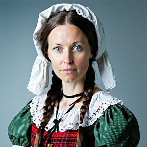 Frisians, rendered by Stable Diffusion 3.5 Large from the shared prompt, AI-generated adult subject