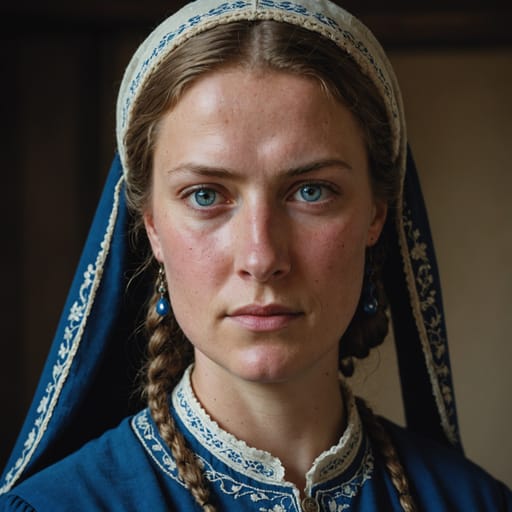 Frisians, rendered by Stable Image Core from the shared prompt, AI-generated adult subject