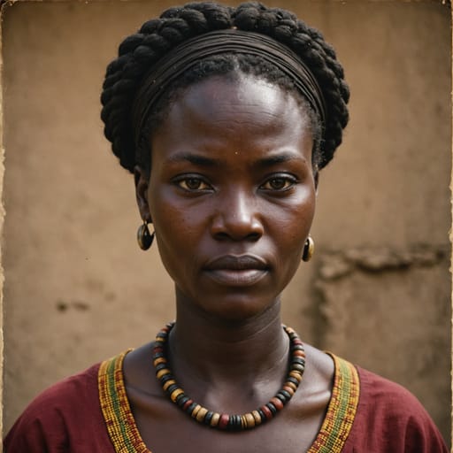 Ga-Adangbe, rendered by Stable Image Core from the shared prompt, AI-generated adult subject