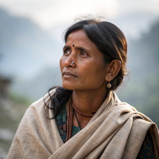 Garhwalis, rendered by Recraft V3 from the shared prompt, AI-generated adult subject