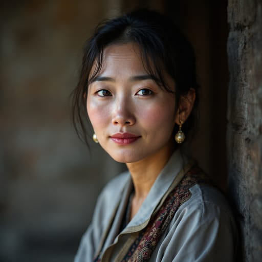 Hmong, rendered by FLUX 1.1 Pro from the shared prompt, AI-generated adult subject