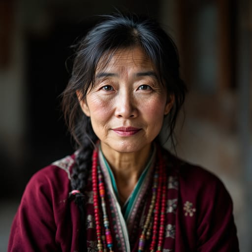 Hmong, rendered by FLUX 1.1 Pro from the shared prompt, AI-generated adult subject