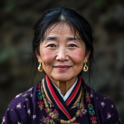 Hmong, rendered by FLUX 1.1 Pro from the shared prompt, AI-generated adult subject
