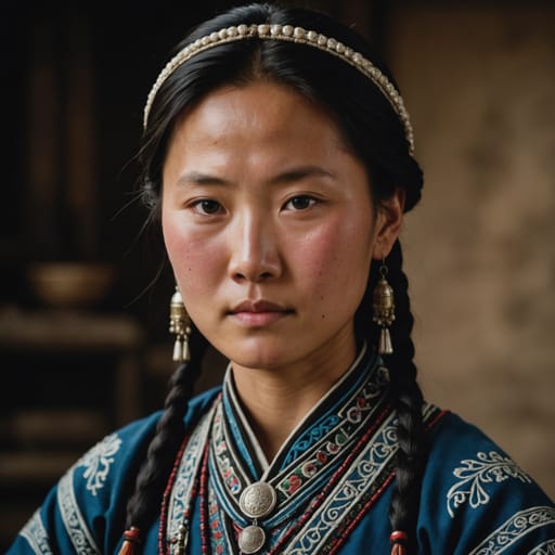 Hmong, rendered by Stable Image Core from the shared prompt, AI-generated adult subject
