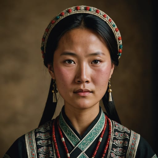 Hmong, rendered by Stable Image Core from the shared prompt, AI-generated adult subject