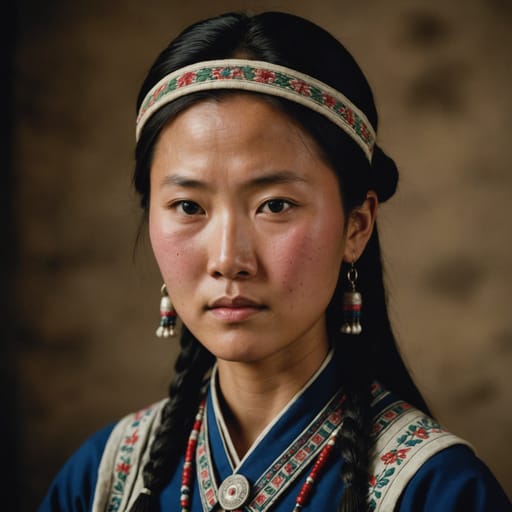 Hmong, rendered by Stable Image Core from the shared prompt, AI-generated adult subject