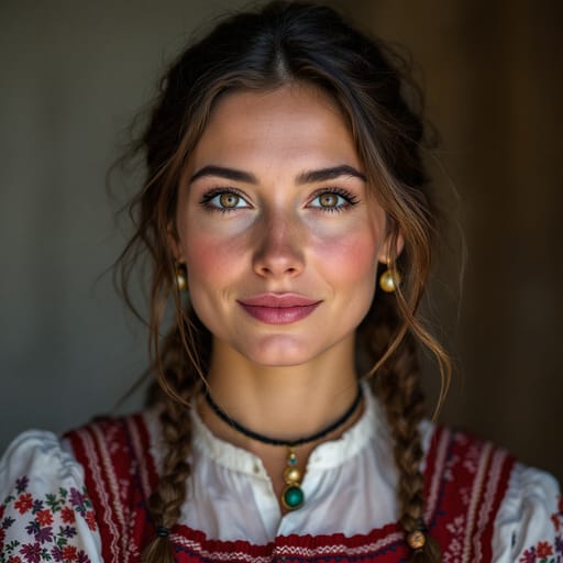 Hungarians, rendered by FLUX 1.1 Pro from the shared prompt, AI-generated adult subject