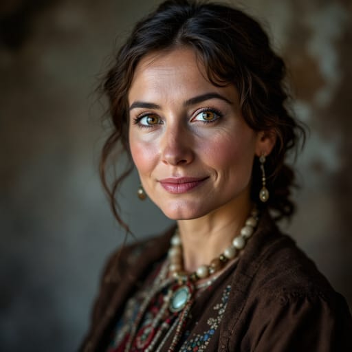 Hungarians, rendered by FLUX 1.1 Pro from the shared prompt, AI-generated adult subject