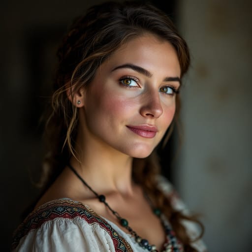 Hungarians, rendered by FLUX 1.1 Pro from the shared prompt, AI-generated adult subject