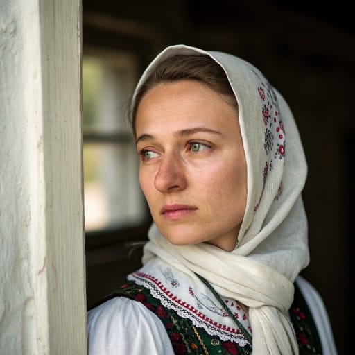 Hungarians, rendered by Recraft V3 from the shared prompt, AI-generated adult subject