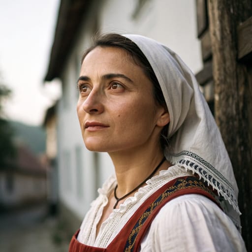 Hungarians, rendered by Recraft V3 from the shared prompt, AI-generated adult subject