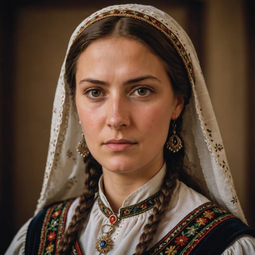 Hungarians, rendered by Stable Image Core from the shared prompt, AI-generated adult subject