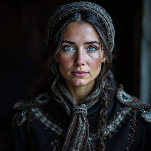 Icelanders, rendered by FLUX 1.1 Pro from the shared prompt, AI-generated adult subject