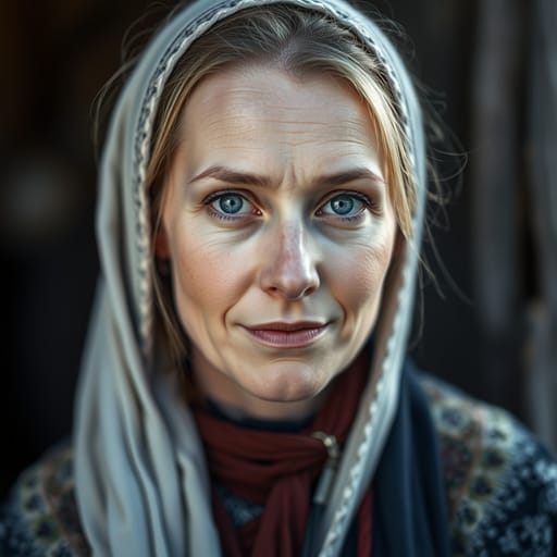 Icelanders, rendered by FLUX.1 schnell from the shared prompt, AI-generated adult subject