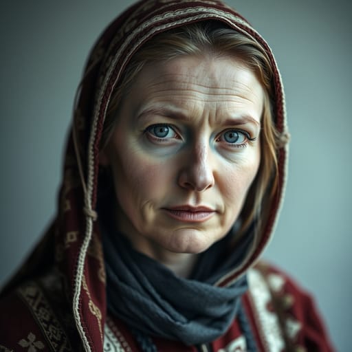Icelanders, rendered by FLUX.1 schnell from the shared prompt, AI-generated adult subject