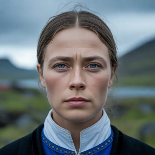 Icelanders, rendered by Ideogram 3.0 Turbo from the shared prompt, AI-generated adult subject