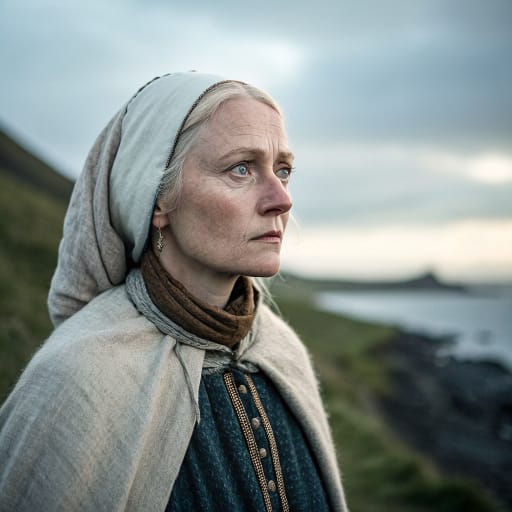 Icelanders, rendered by Recraft V3 from the shared prompt, AI-generated adult subject