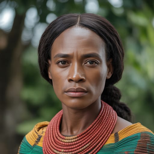 Igbo, rendered by Ideogram 3.0 Turbo from the shared prompt, AI-generated adult subject