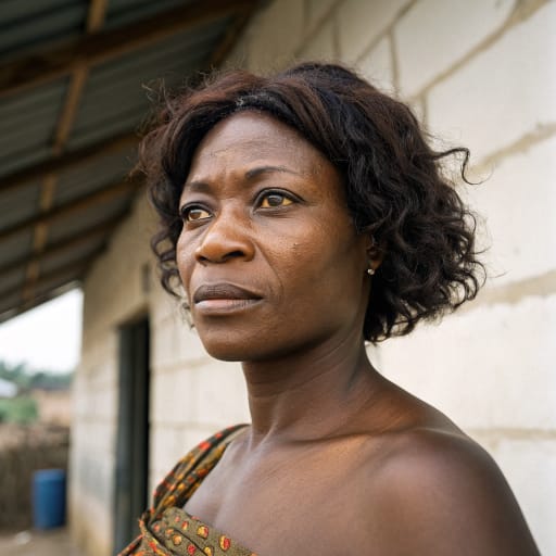 Igbo, rendered by Recraft V3 from the shared prompt, AI-generated adult subject