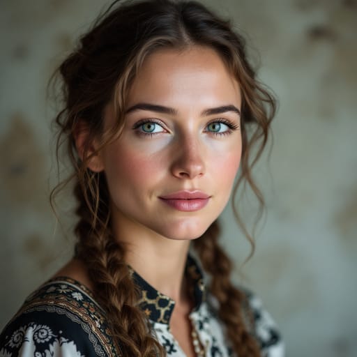 Irish, rendered by FLUX 1.1 Pro from the shared prompt, AI-generated adult subject
