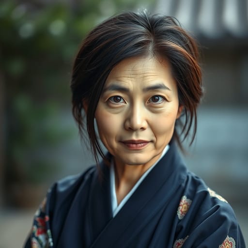 Japanese, rendered by FLUX.1 schnell from the shared prompt, AI-generated adult subject