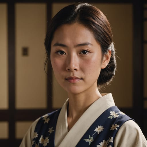 Japanese, rendered by Stable Image Core from the shared prompt, AI-generated adult subject