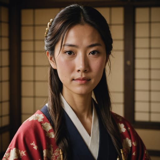 Japanese, rendered by Stable Image Core from the shared prompt, AI-generated adult subject