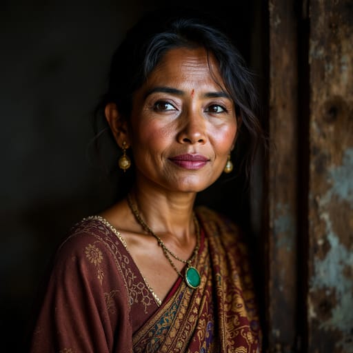 Javanese, rendered by FLUX 1.1 Pro from the shared prompt, AI-generated adult subject