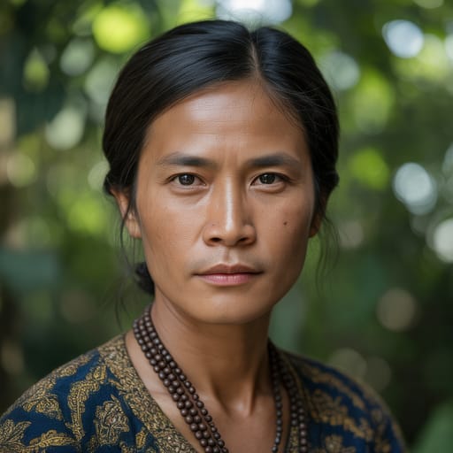 Javanese, rendered by Ideogram 3.0 Turbo from the shared prompt, AI-generated adult subject