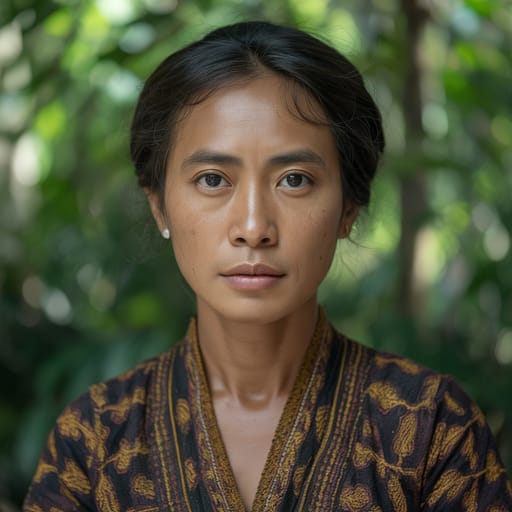 Javanese, rendered by Ideogram 3.0 Turbo from the shared prompt, AI-generated adult subject