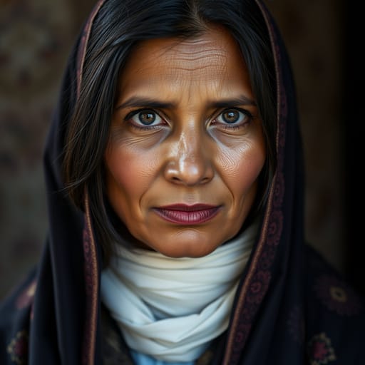 Kashmiris, rendered by FLUX.1 schnell from the shared prompt, AI-generated adult subject