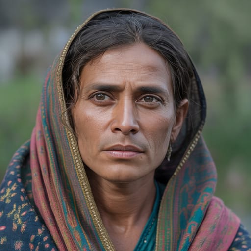 Kashmiris, rendered by Ideogram 3.0 Turbo from the shared prompt, AI-generated adult subject