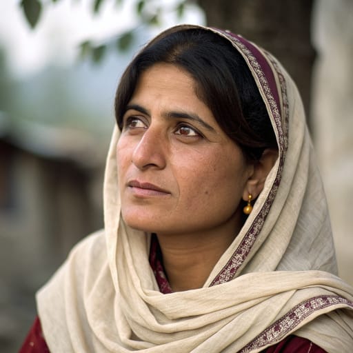 Kashmiris, rendered by Recraft V3 from the shared prompt, AI-generated adult subject