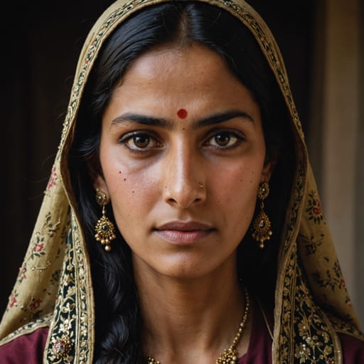 Kashmiris, rendered by Stable Image Core from the shared prompt, AI-generated adult subject
