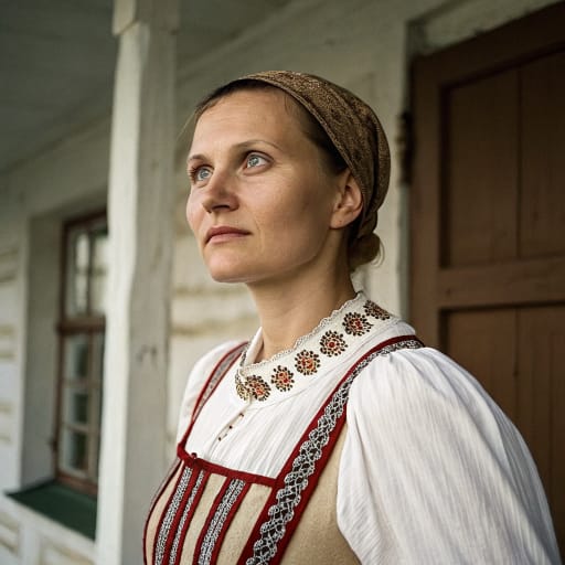 Latvians, rendered by Recraft V3 from the shared prompt, AI-generated adult subject