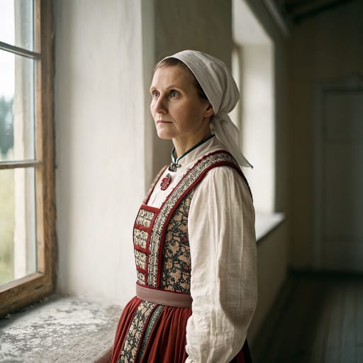 Latvians, rendered by Recraft V3 from the shared prompt, AI-generated adult subject