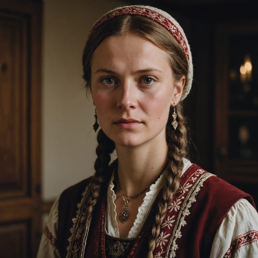 Latvians, rendered by Stable Image Core from the shared prompt, AI-generated adult subject