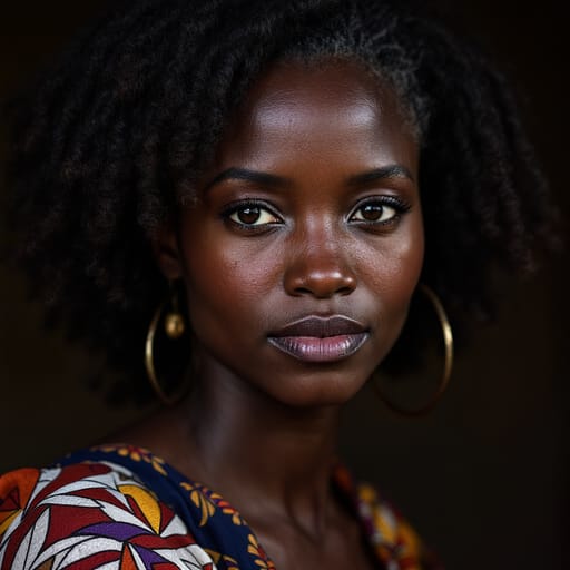 Luhya, rendered by FLUX 1.1 Pro from the shared prompt, AI-generated adult subject