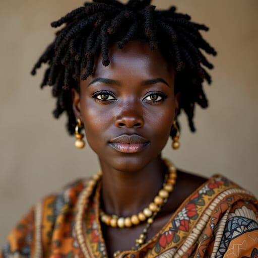Mandinka, rendered by FLUX 1.1 Pro from the shared prompt, AI-generated adult subject
