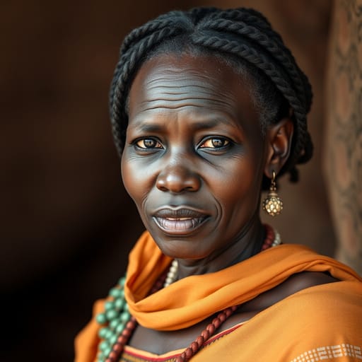 Mandinka, rendered by FLUX.1 schnell from the shared prompt, AI-generated adult subject